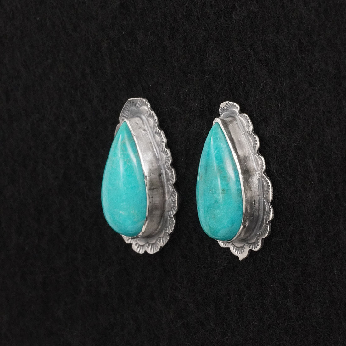 Carlos Francisco Turquoise & Sterling Silver Earrings