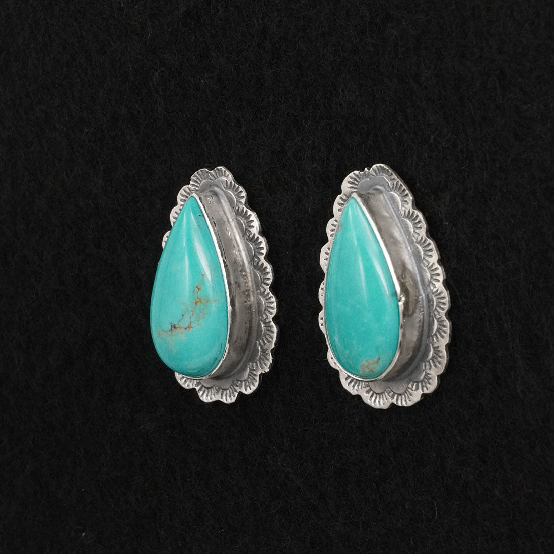 Carlos Francisco Turquoise & Sterling Silver Earrings