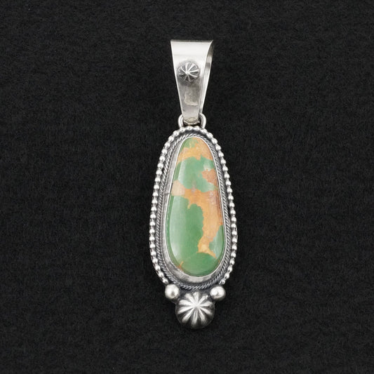 Darrin Livingston Turquoise & Sterling Silver Pendant