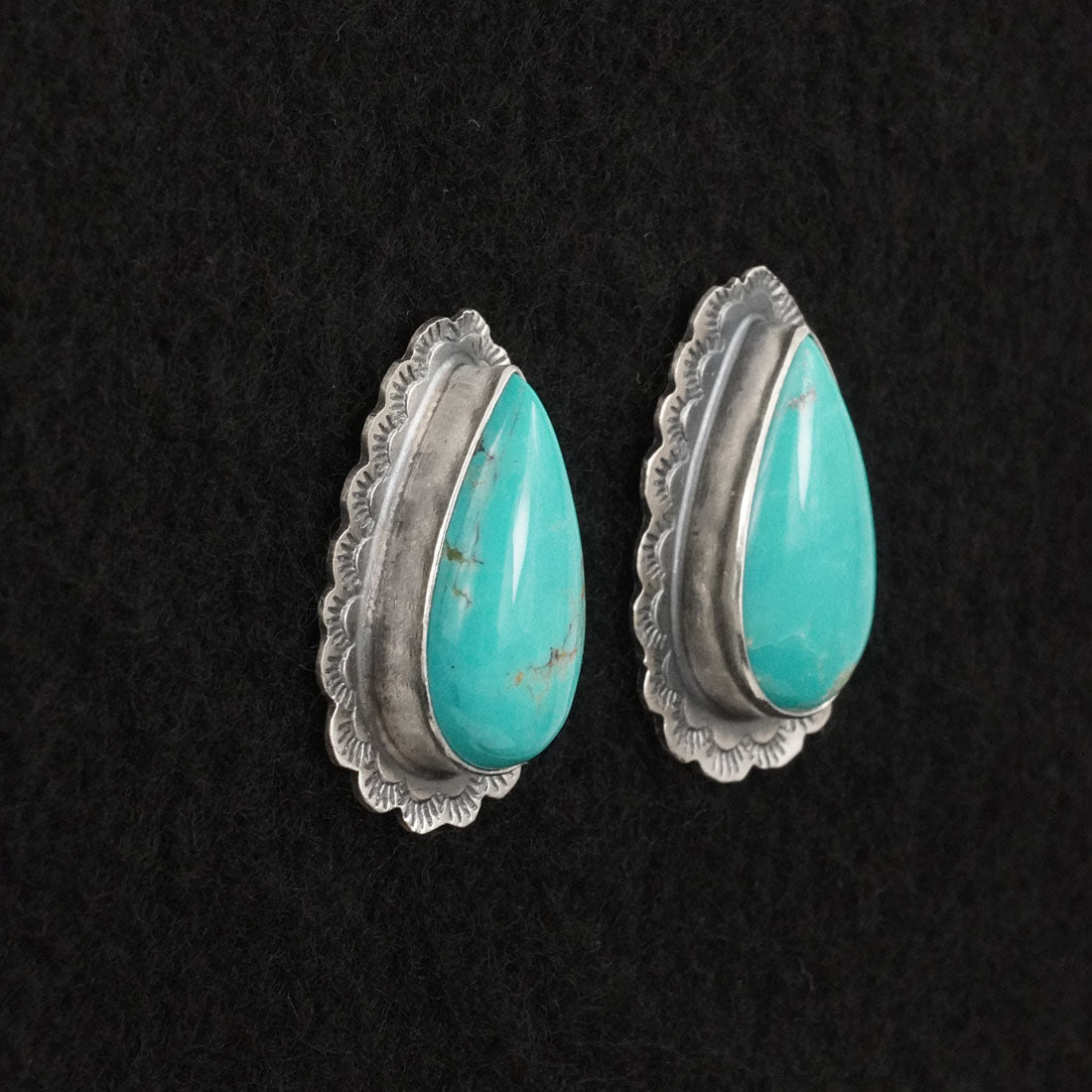 Carlos Francisco Turquoise & Sterling Silver Earrings