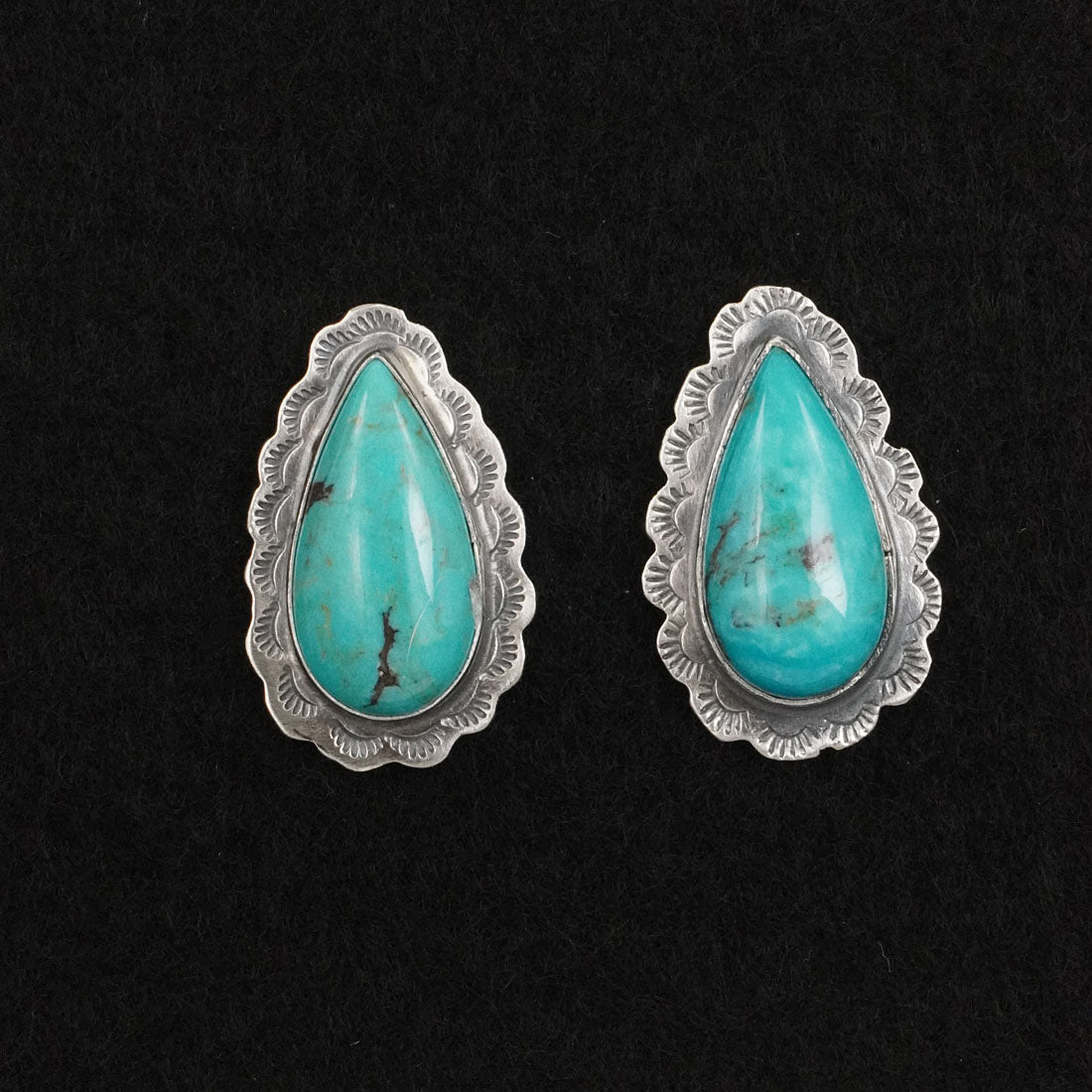 Carlos Francisco Turquoise & Sterling Silver Earrings