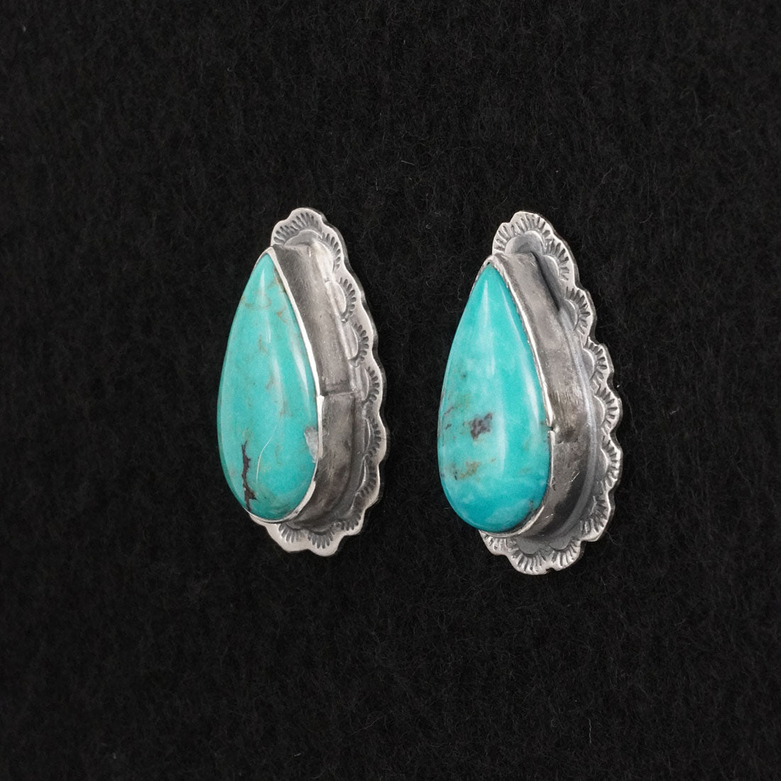 Carlos Francisco Turquoise & Sterling Silver Earrings