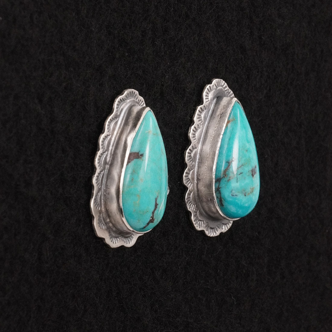 Carlos Francisco Turquoise & Sterling Silver Earrings