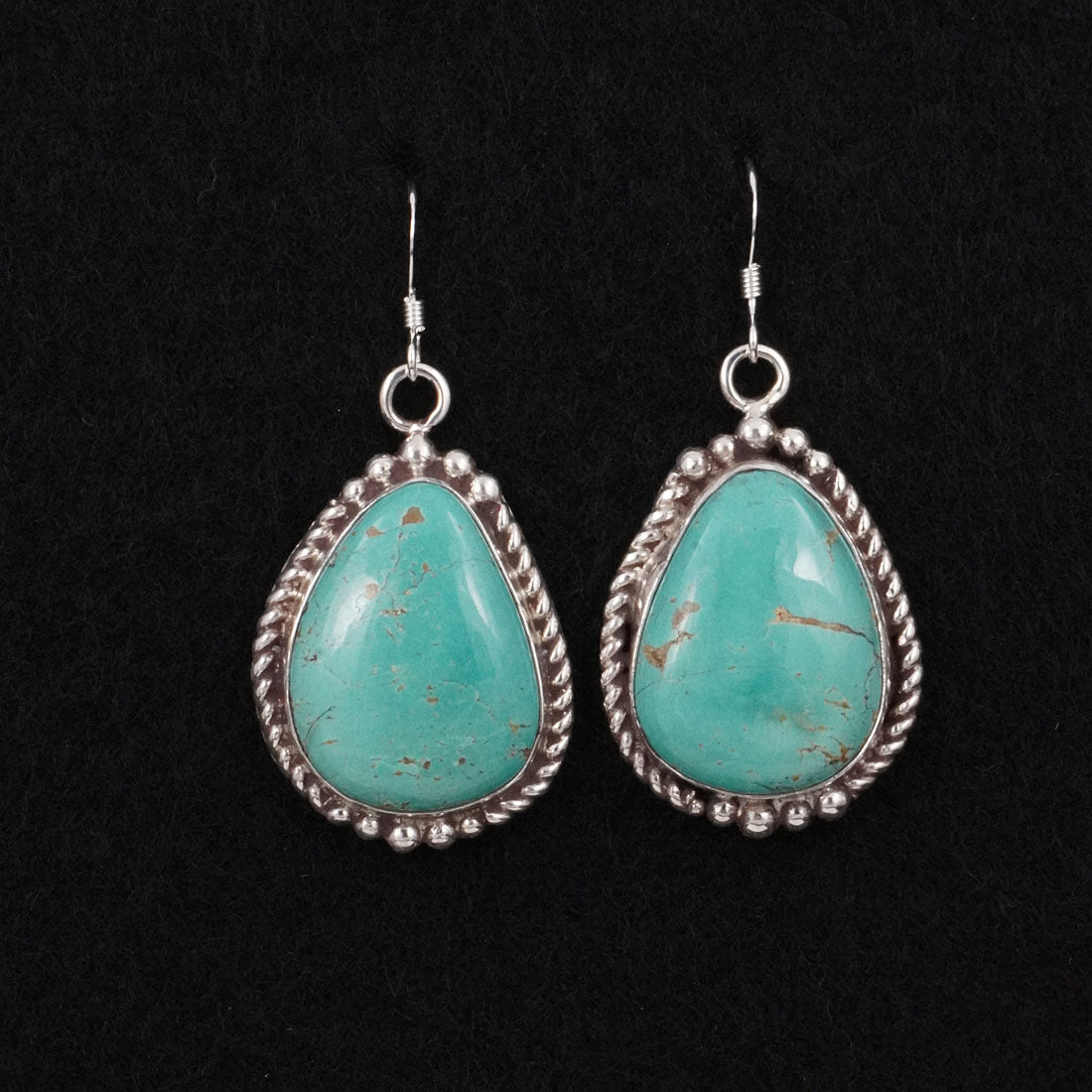Antwone Brown Turquoise & Sterling Silver Earrings