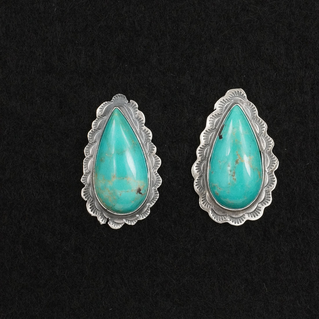 Carlos Francisco Turquoise & Sterling Silver Earrings