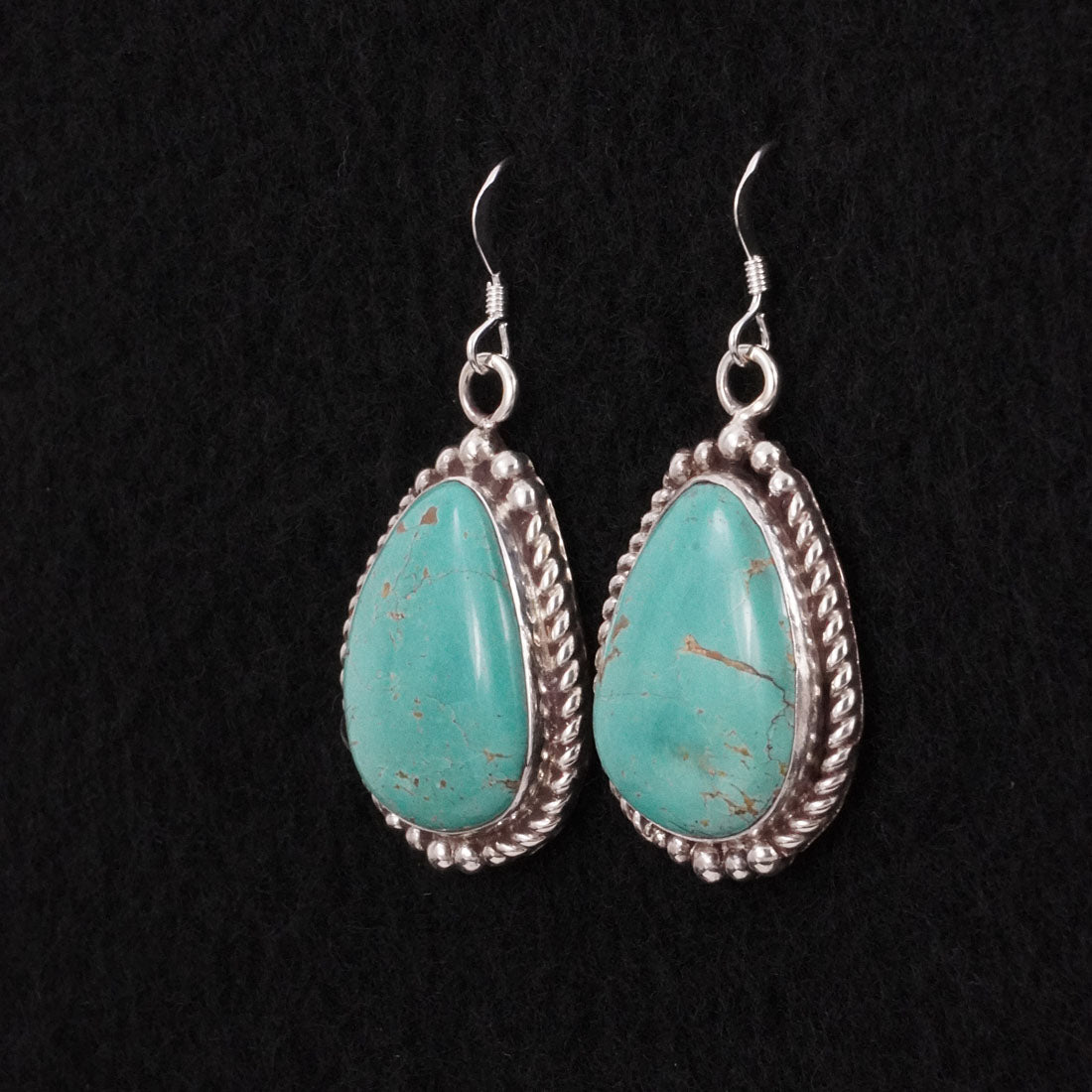 Antwone Brown Turquoise & Sterling Silver Earrings