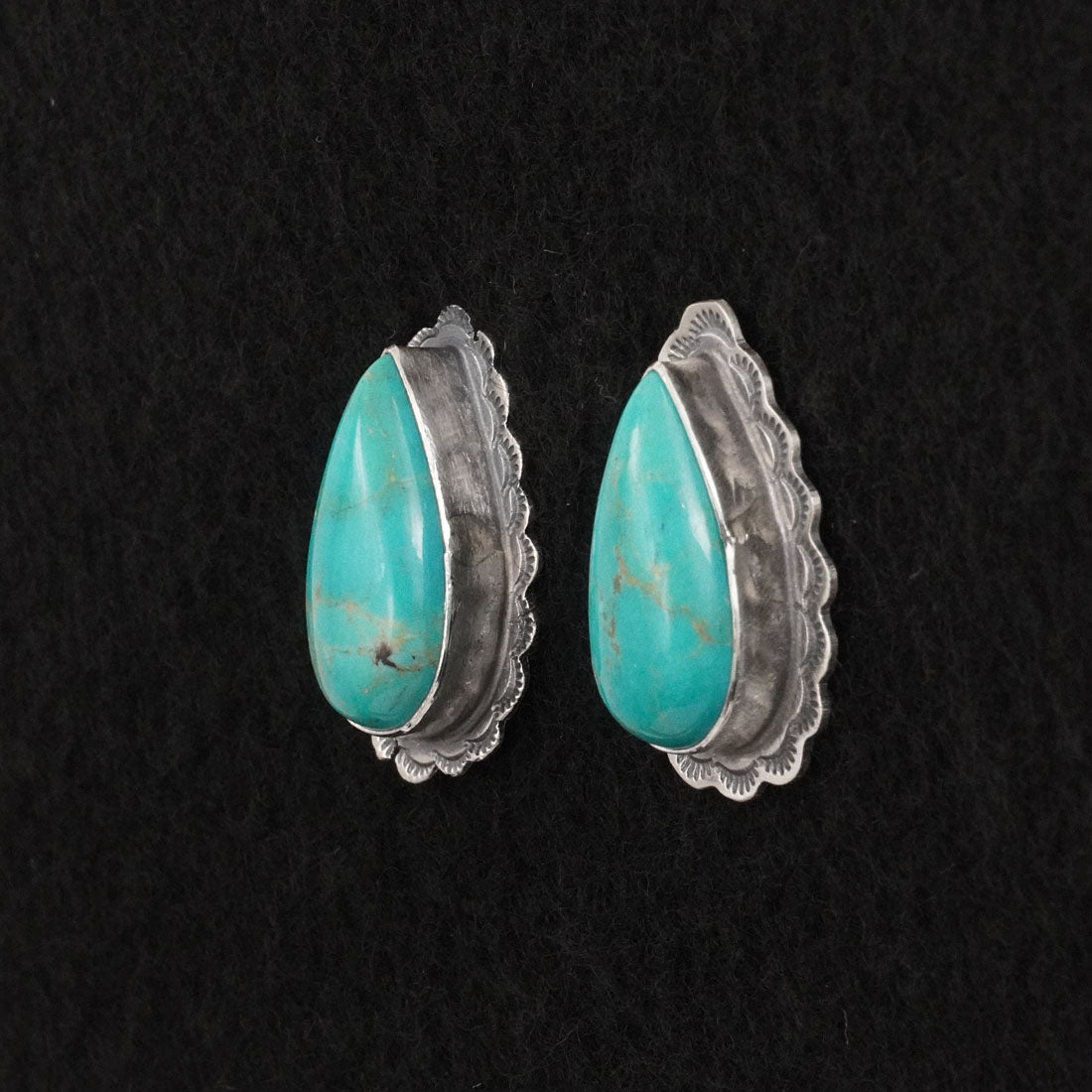 Carlos Francisco Turquoise & Sterling Silver Earrings