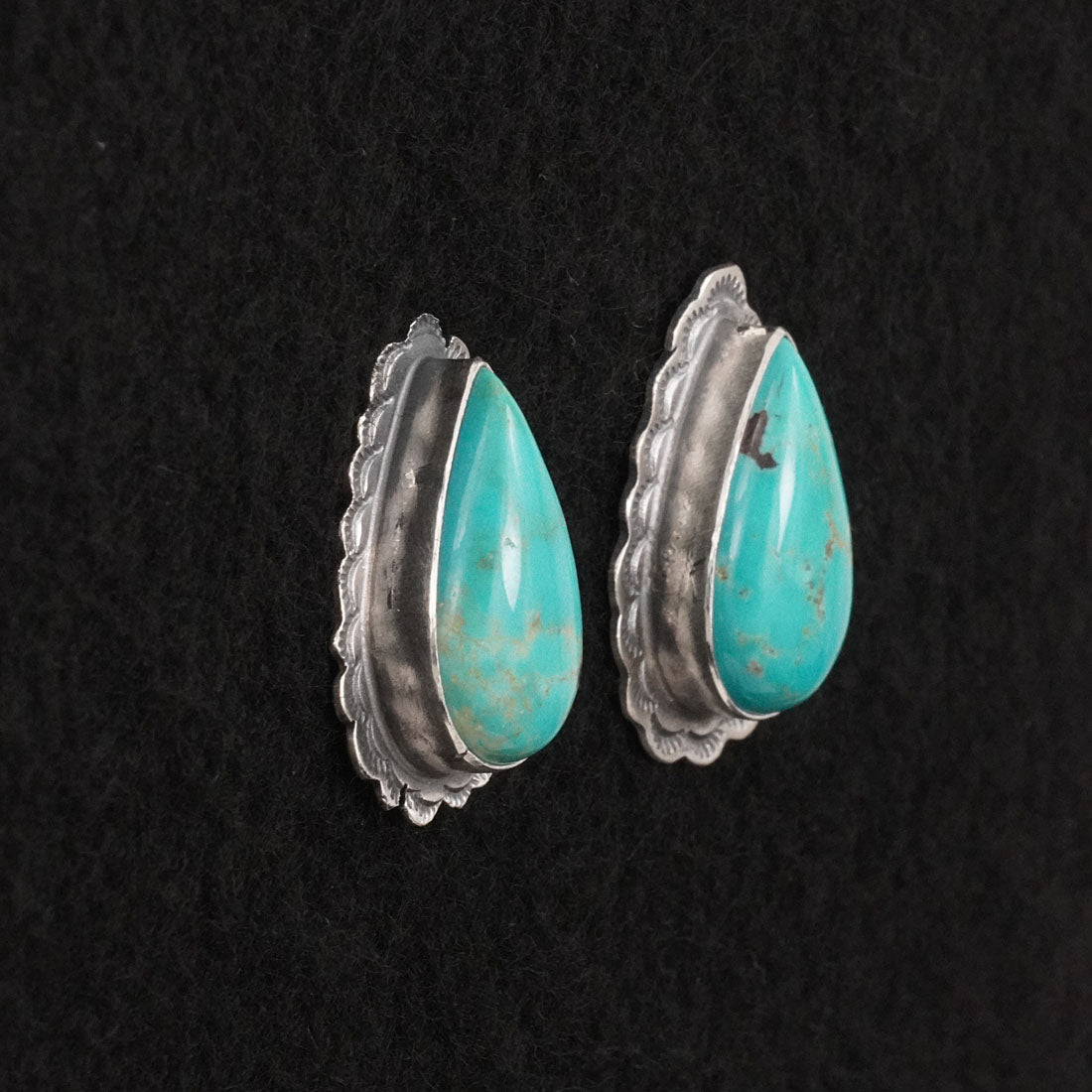 Carlos Francisco Turquoise & Sterling Silver Earrings