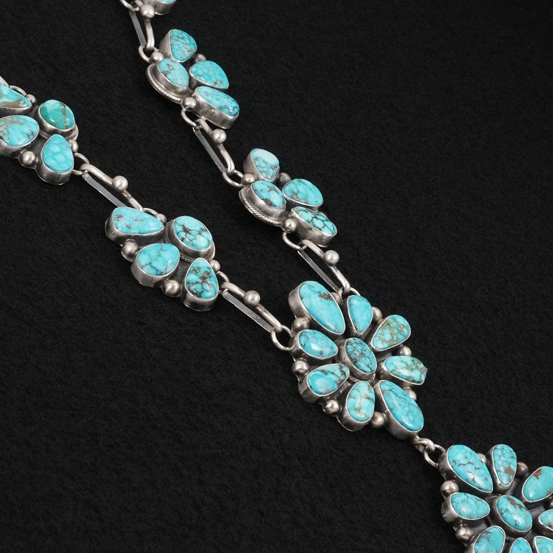 Kathleen Livingston Turquoise & Sterling Silver Necklace Set
