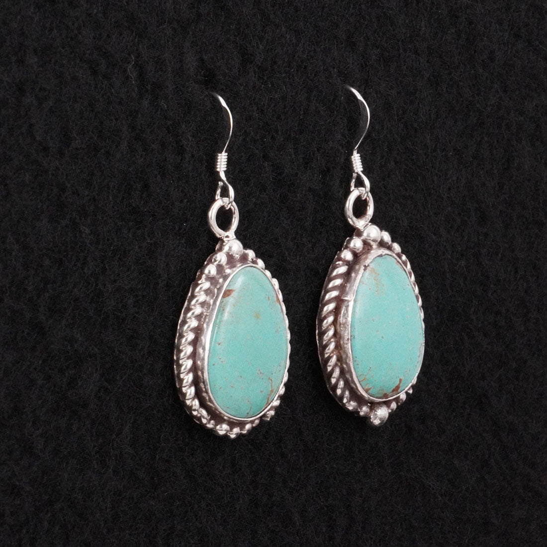 Antwone Brown Turquoise & Sterling Silver Earrings