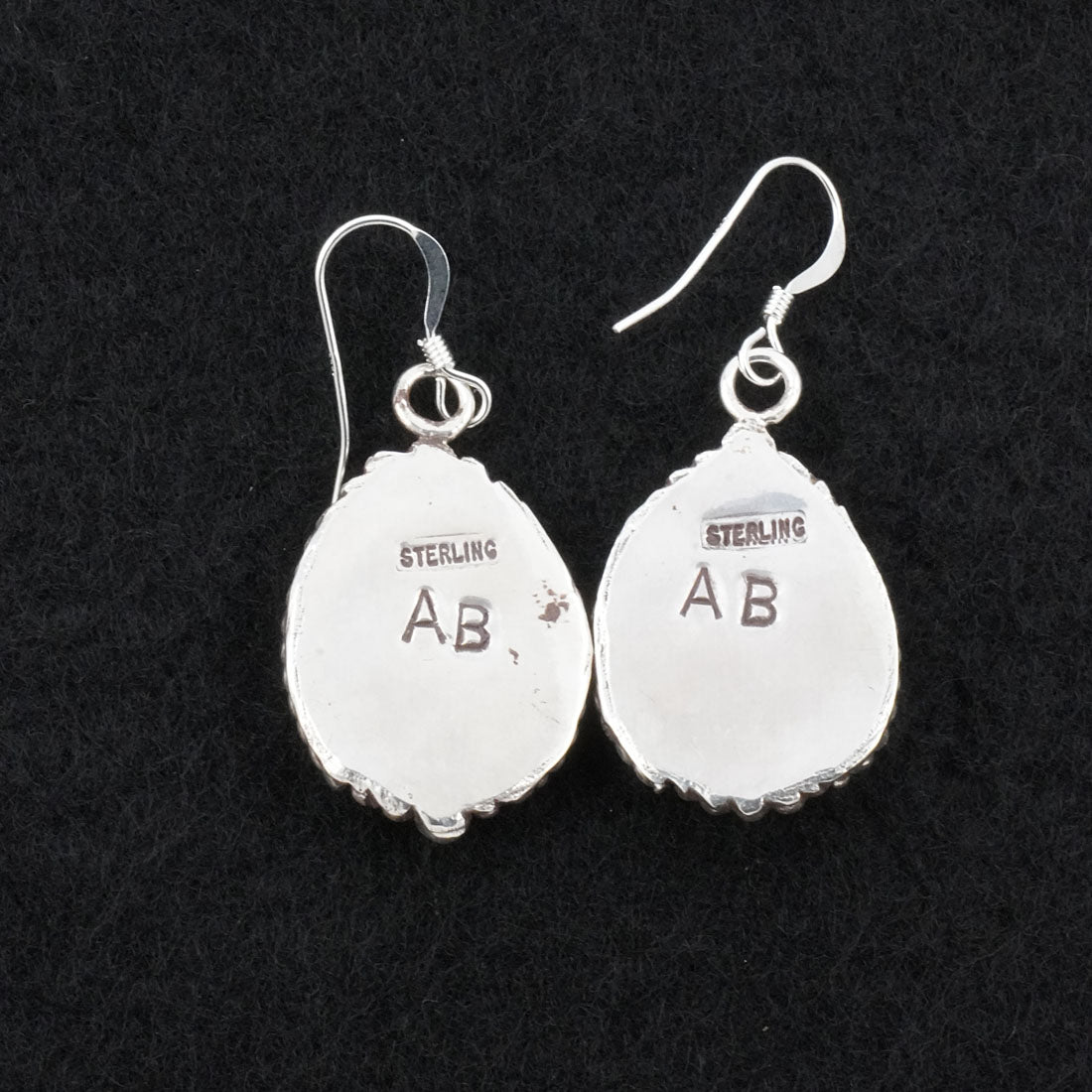 Antwone Brown Turquoise & Sterling Silver Earrings
