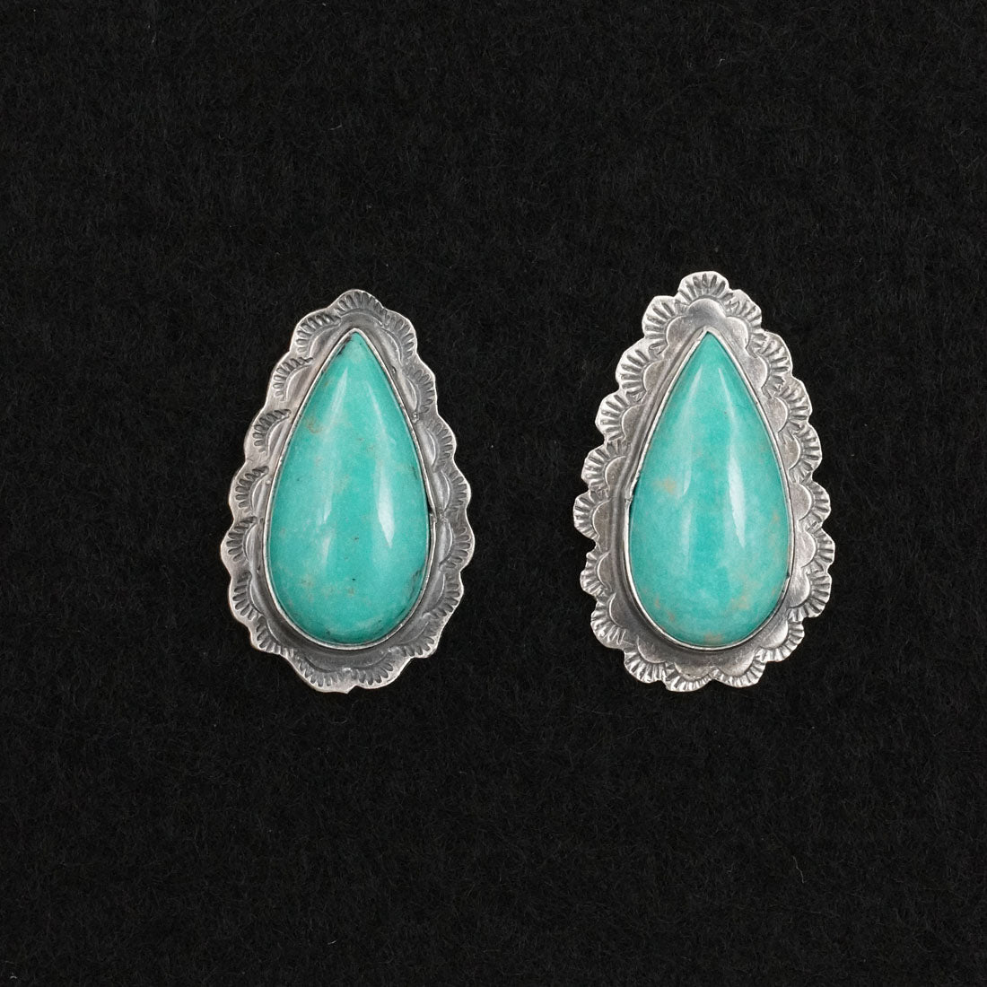 Carlos Francisco Turquoise & Sterling Silver Earrings