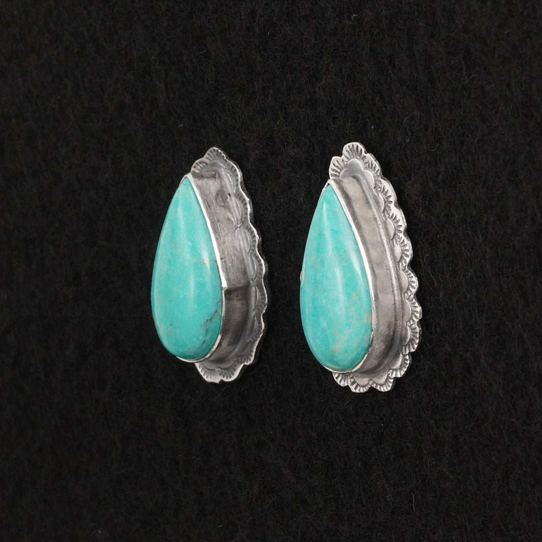 Carlos Francisco Turquoise & Sterling Silver Earrings