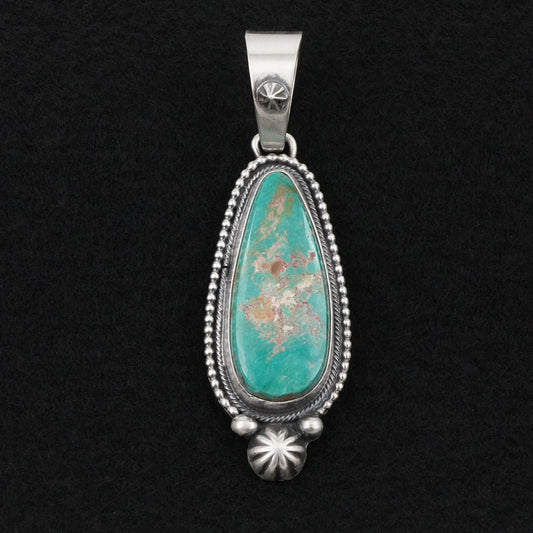 Darrin Livingston Turquoise & Sterling Silver Pendant