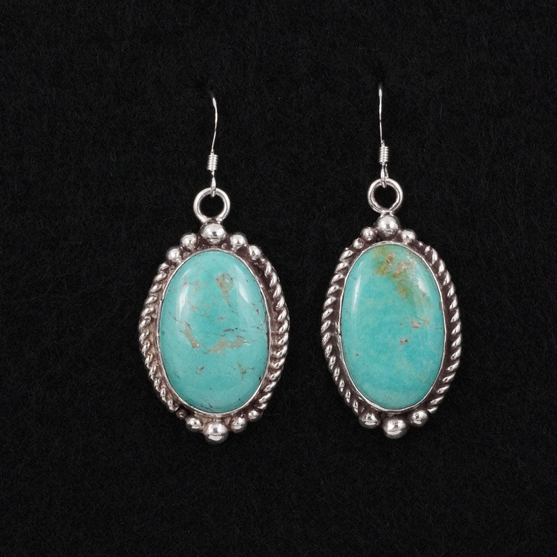Antwone Brown Turquoise & Sterling Silver Earrings