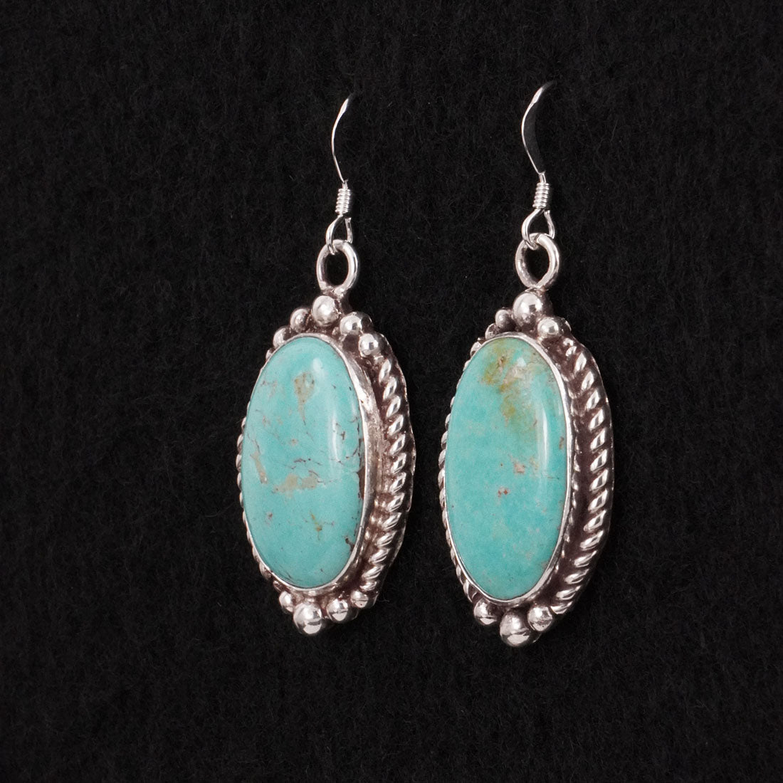 Antwone Brown Turquoise & Sterling Silver Earrings
