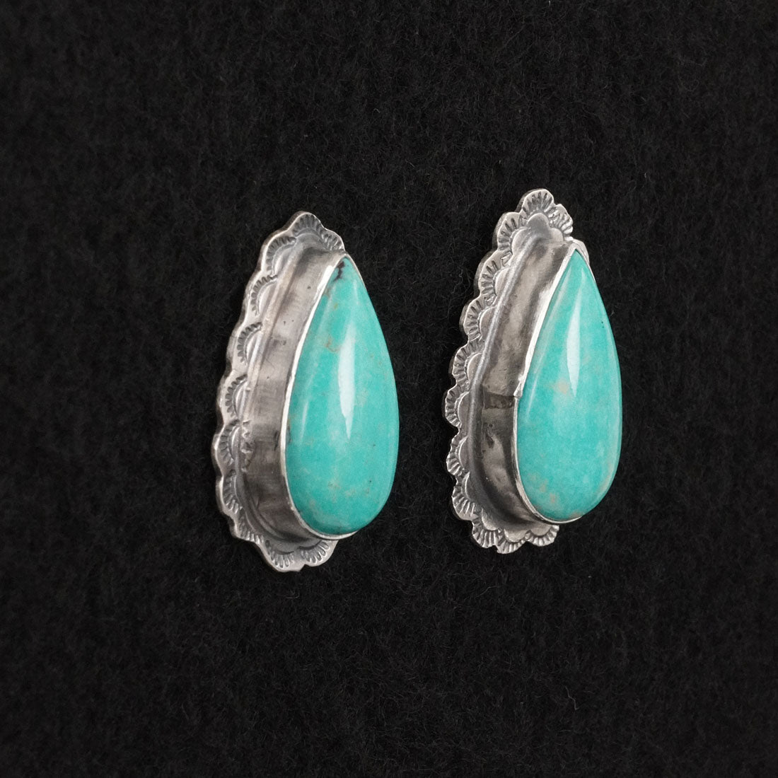 Carlos Francisco Turquoise & Sterling Silver Earrings