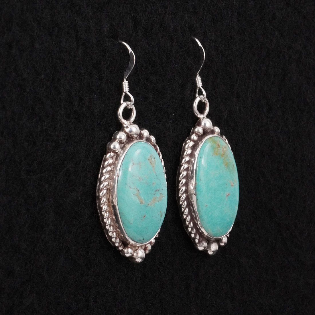 Antwone Brown Turquoise & Sterling Silver Earrings
