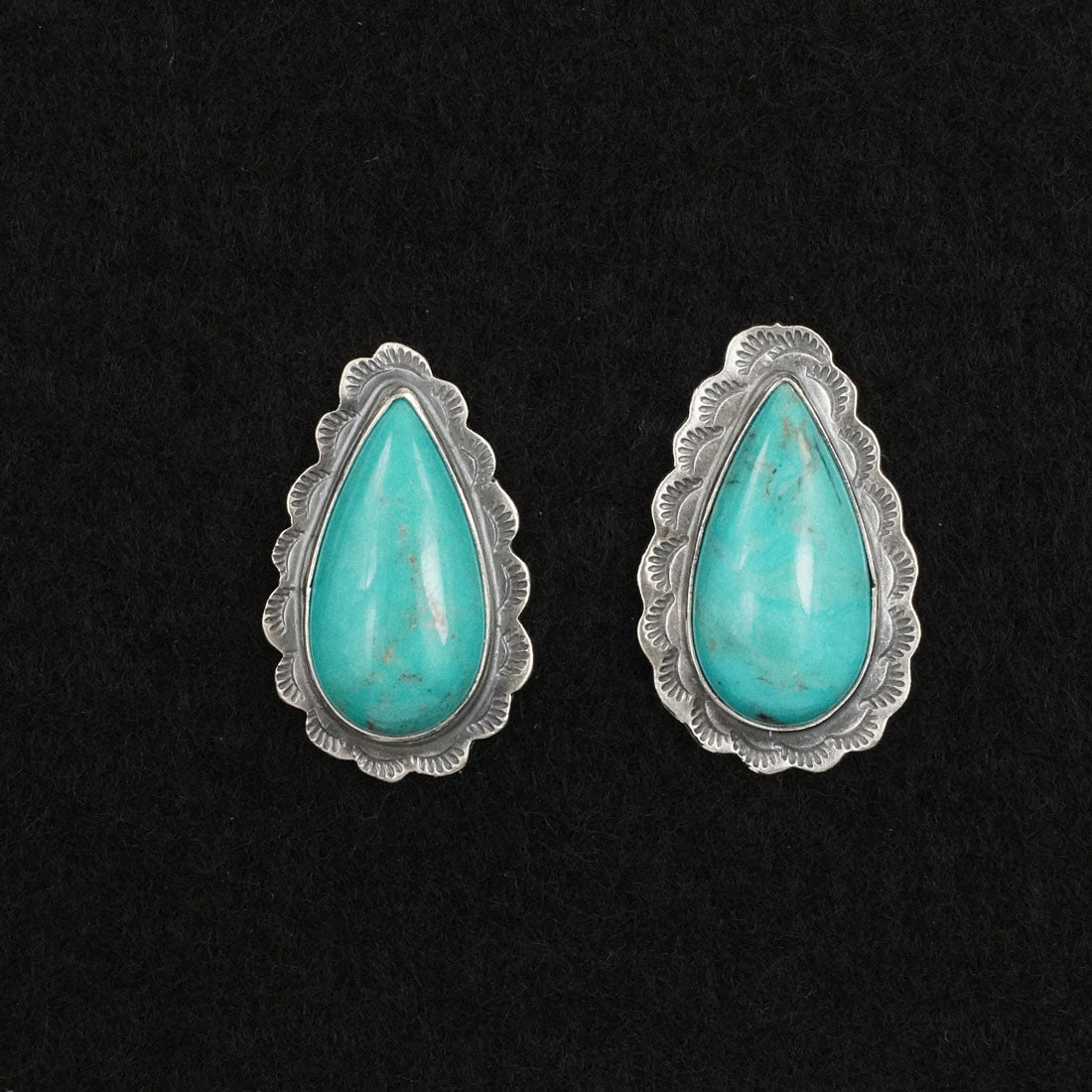 Carlos Francisco Turquoise & Sterling Silver Earrings
