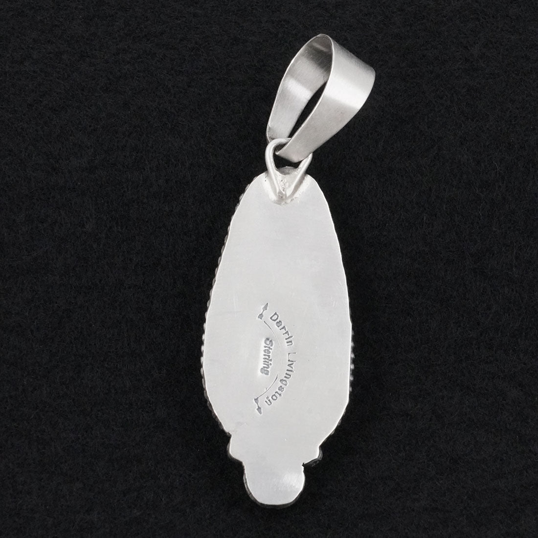 Darrin Livingston Turquoise & Sterling Silver Pendant