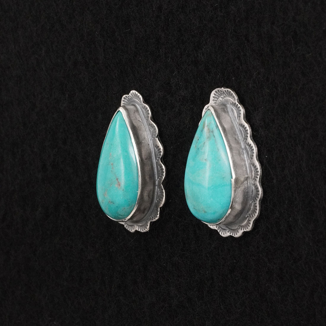 Carlos Francisco Turquoise & Sterling Silver Earrings
