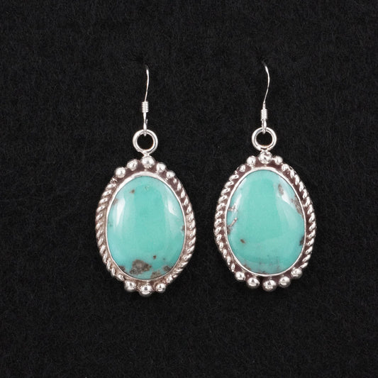 Antwone Brown Turquoise & Sterling Silver Earrings