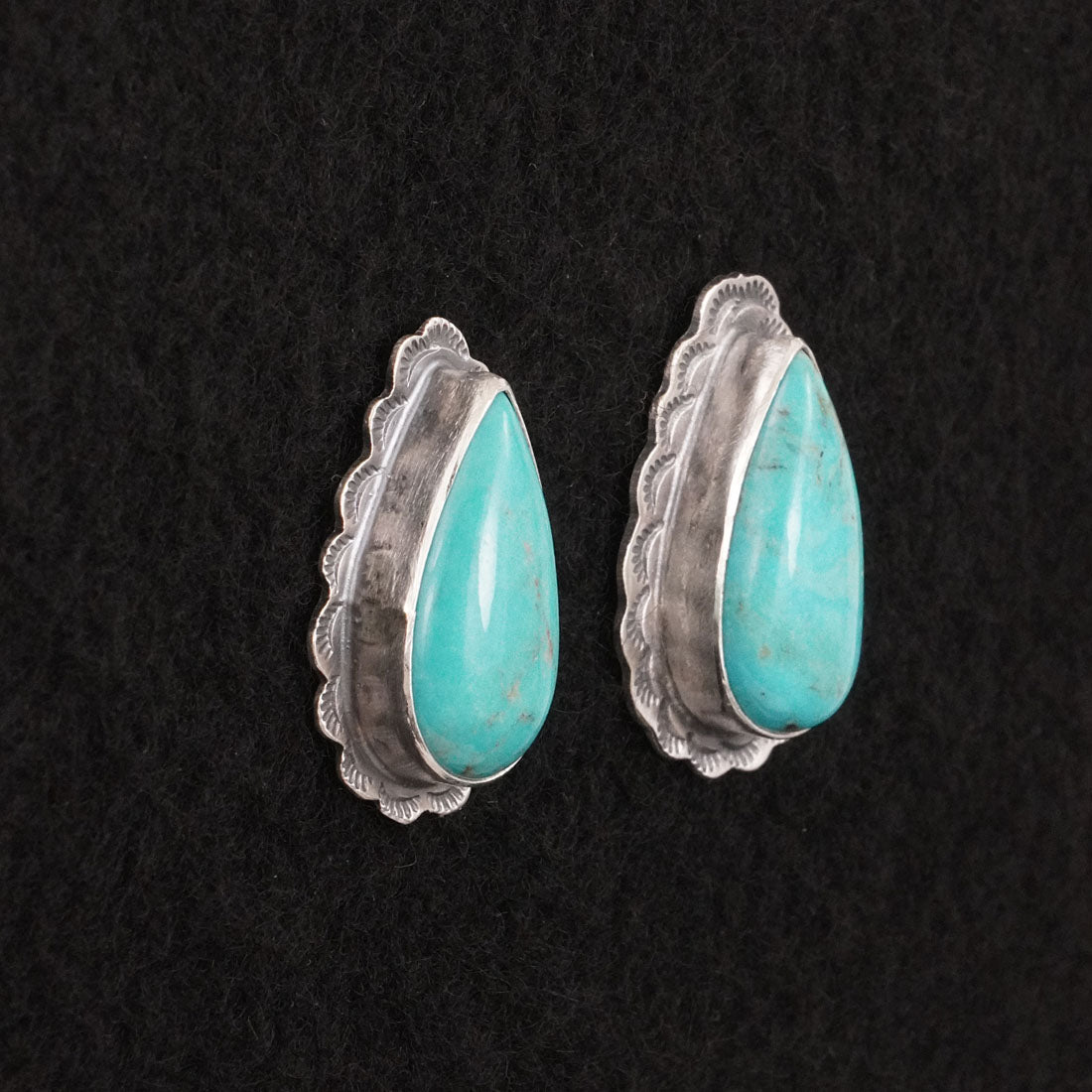 Carlos Francisco Turquoise & Sterling Silver Earrings