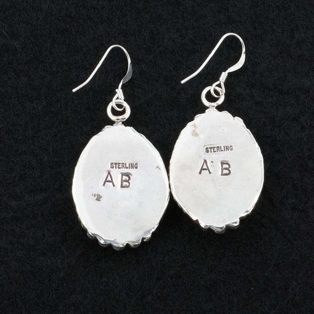 Antwone Brown Turquoise & Sterling Silver Earrings
