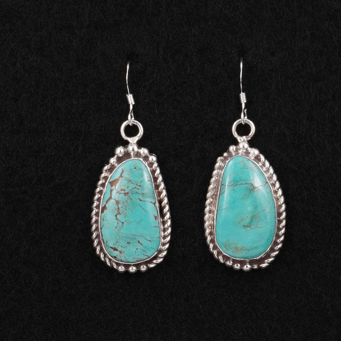 Antwone Brown Turquoise & Sterling Silver Earrings