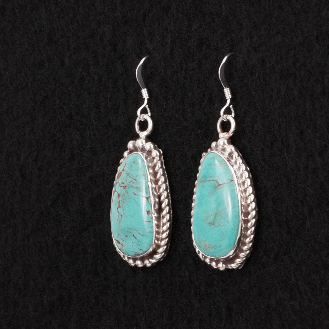 Antwone Brown Turquoise & Sterling Silver Earrings