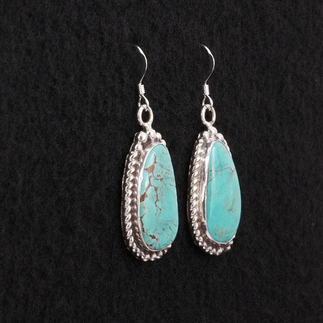 Antwone Brown Turquoise & Sterling Silver Earrings