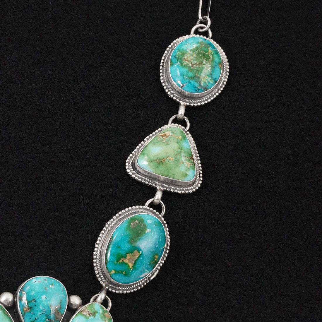 Kathleen Livingston Turquoise & Sterling Silver Necklace Set