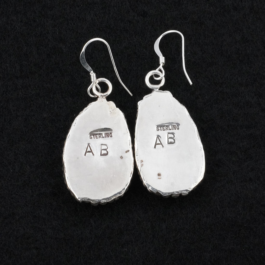 Antwone Brown Turquoise & Sterling Silver Earrings