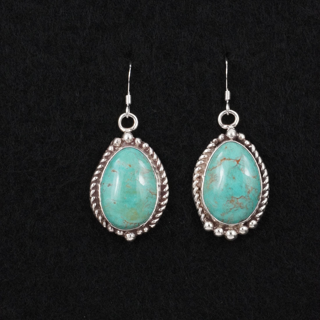 Antwone Brown Turquoise & Sterling Silver Earrings