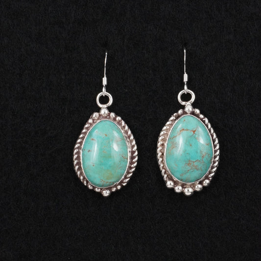 Antwone Brown Turquoise & Sterling Silver Earrings
