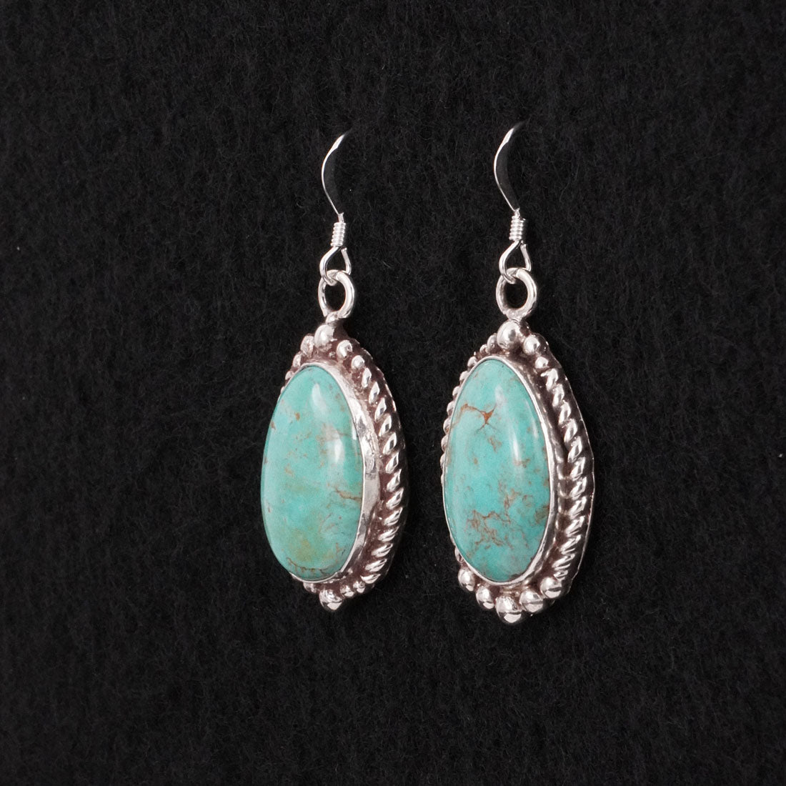 Antwone Brown Turquoise & Sterling Silver Earrings