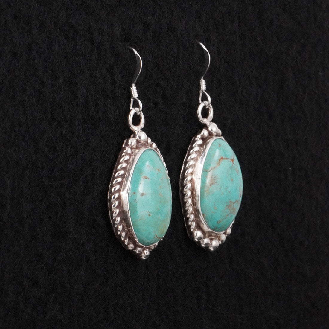 Antwone Brown Turquoise & Sterling Silver Earrings
