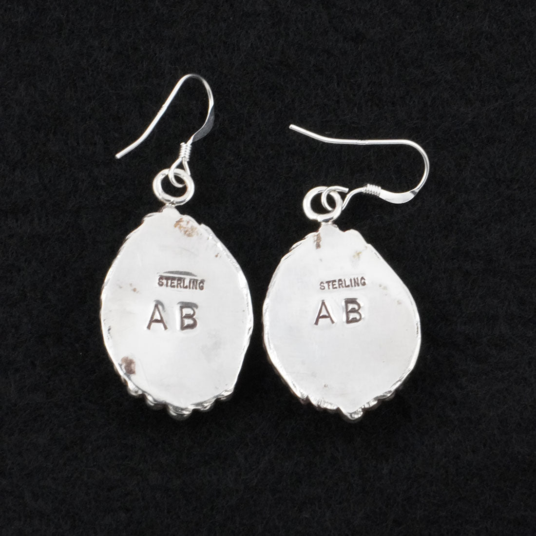 Antwone Brown Turquoise & Sterling Silver Earrings