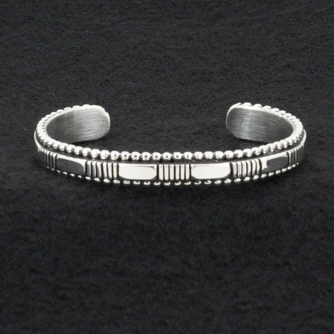 Jonathan Nez Sterling Silver Bracelet