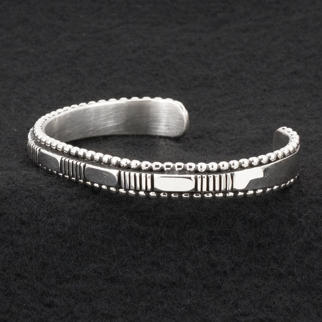 Jonathan Nez Sterling Silver Bracelet
