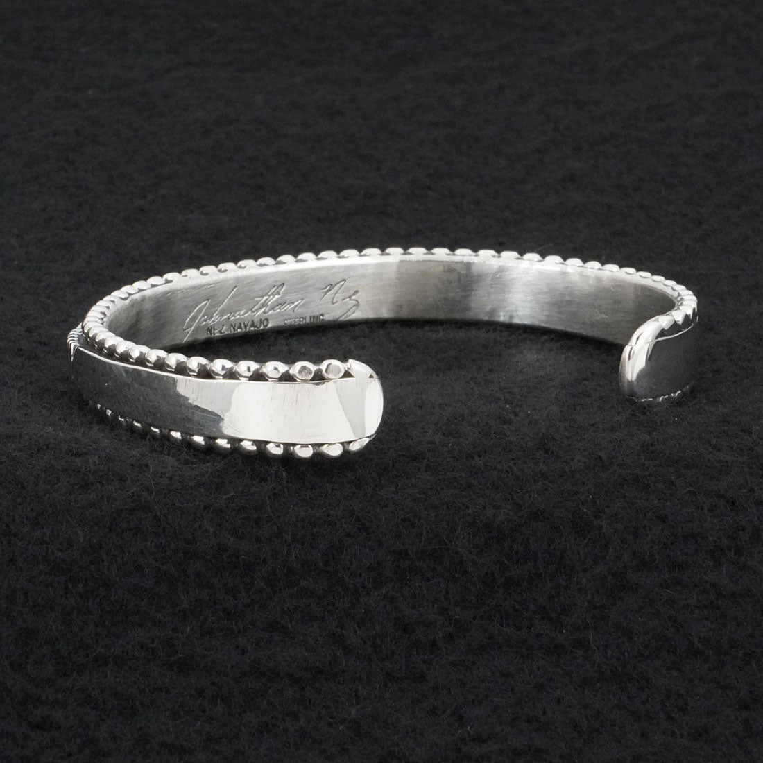 Jonathan Nez Sterling Silver Bracelet
