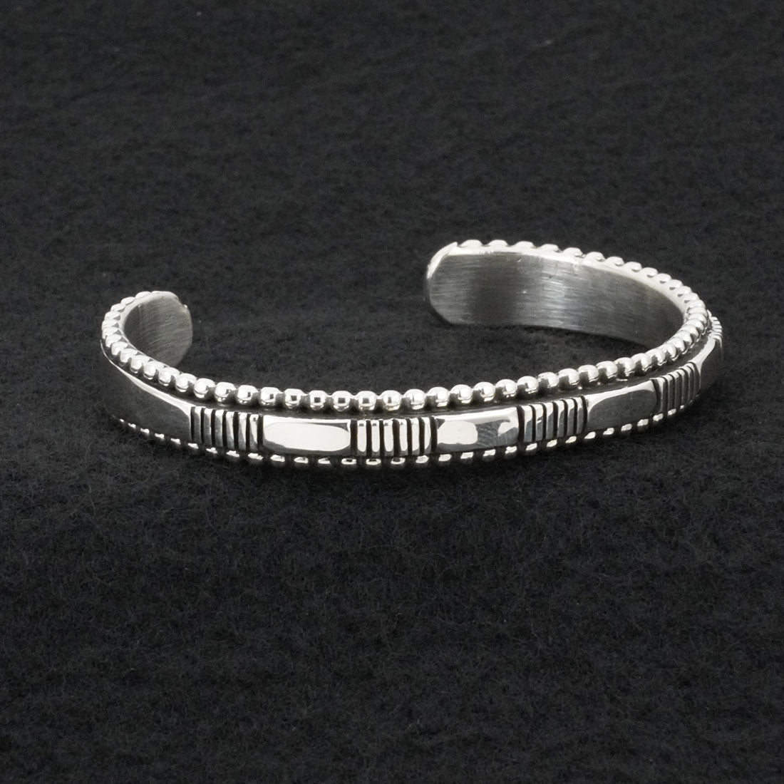 Jonathan Nez Sterling Silver Bracelet