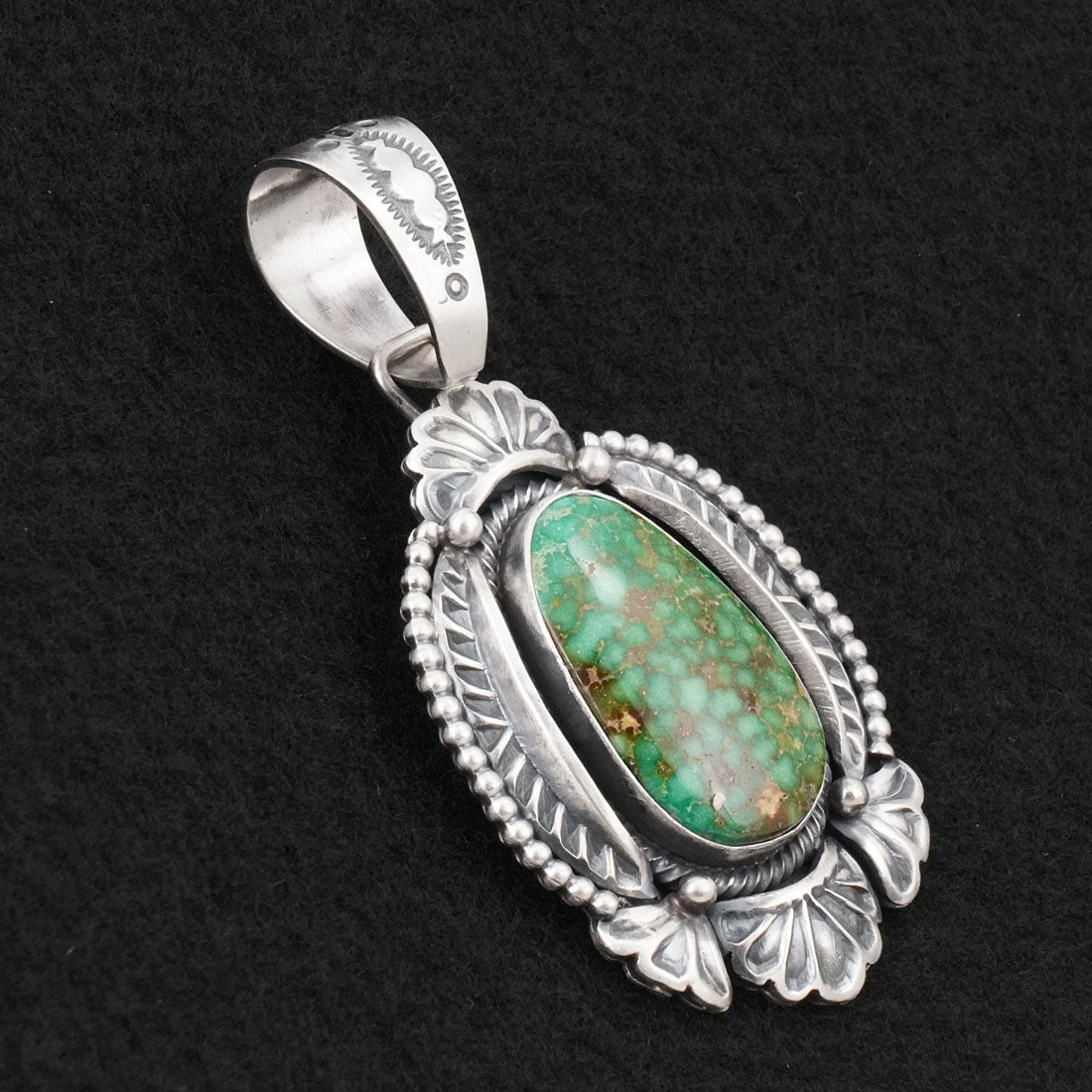 Mark Yazzie Turquoise & Sterling Silver Pendant