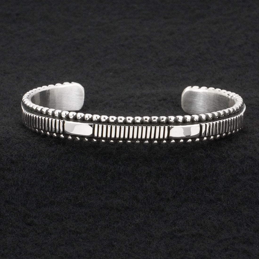 Jonathan Nez Sterling Silver Bracelet
