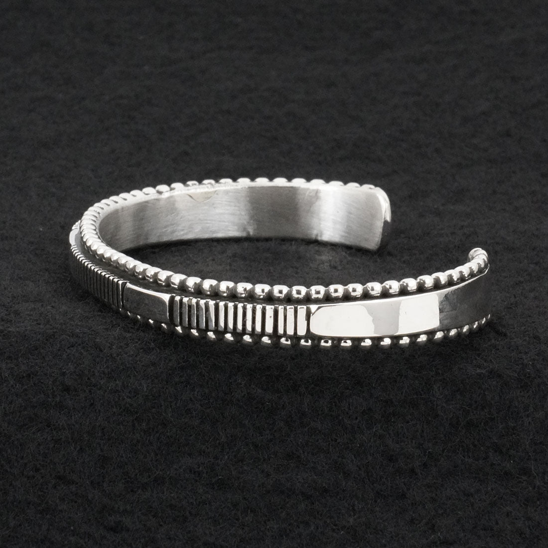 Jonathan Nez Sterling Silver Bracelet