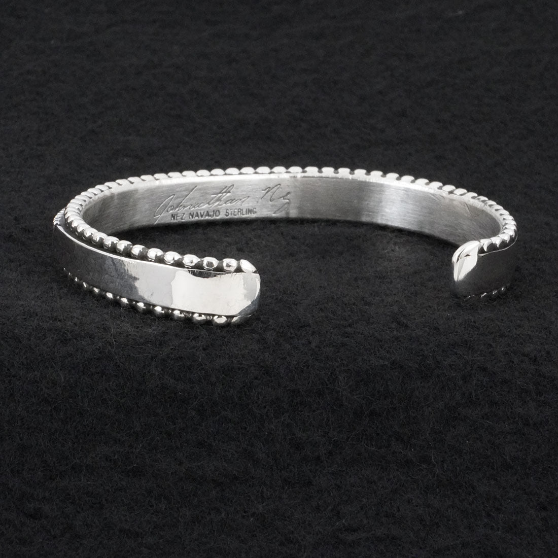 Jonathan Nez Sterling Silver Bracelet