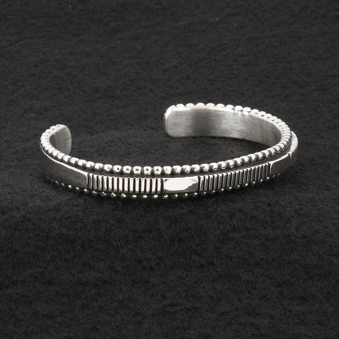 Jonathan Nez Sterling Silver Bracelet