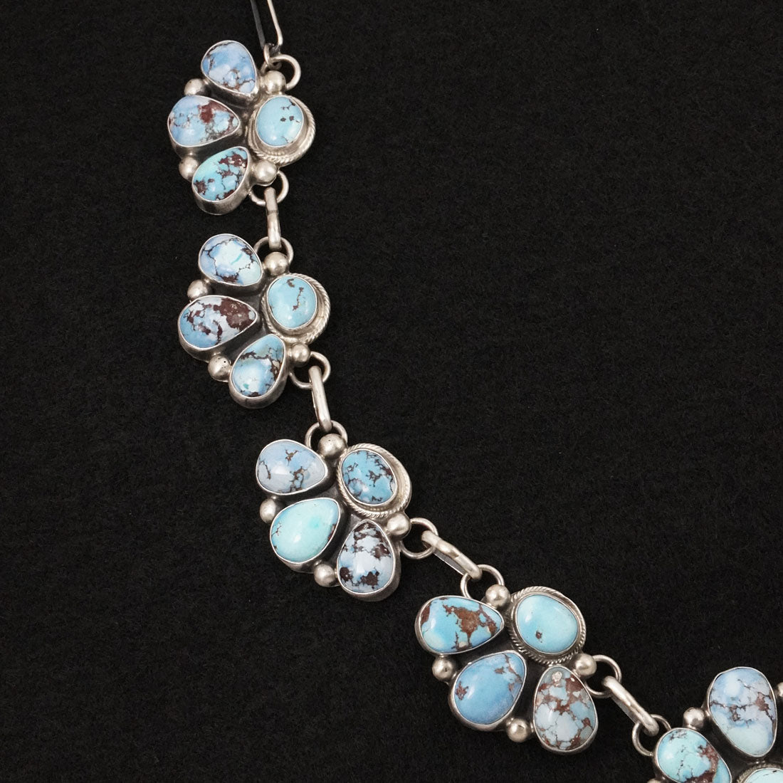 Kathleen Livingston Turquoise & Sterling Silver Necklace Set