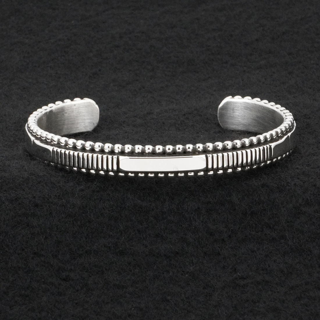 Jonathan Nez Sterling Silver Bracelet