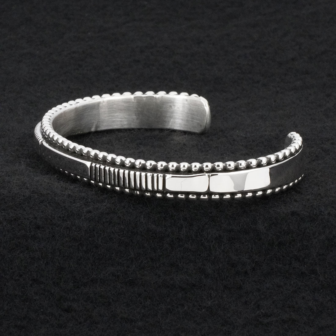 Jonathan Nez Sterling Silver Bracelet
